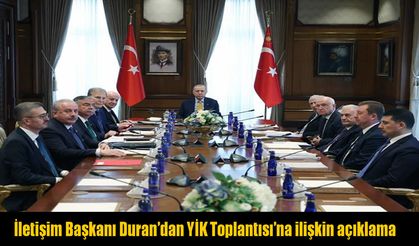 İletişim Başkanı Duran: Terörsüz Türkiye için kararlı adımlar atılmaya devam edecek