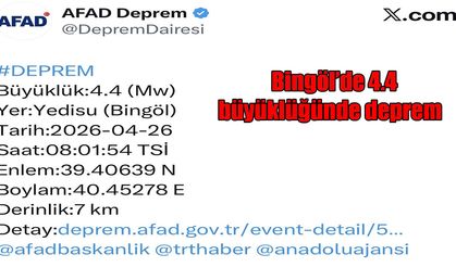 Muş’un komşu şehrinde deprem