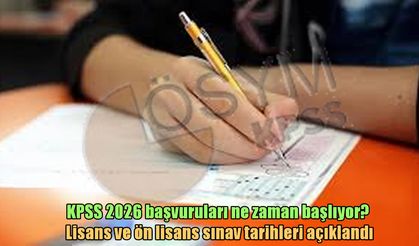 Milyonların beklediği takvim açıklandı: 2026 KPSS başvuru tarihleri netleşti