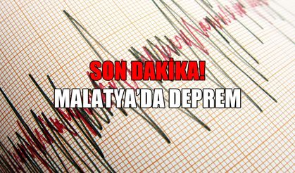 SON DAKİKA: Malatya’da 5.6 büyüklüğünde deprem