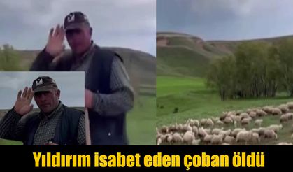 Yıldırım İsabet Eden Çobanın Son Anları Yürek Burktu