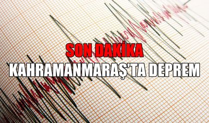 SON DAKİKA: Kahramanmaraş’ta 4,4 büyüklüğünde deprem
