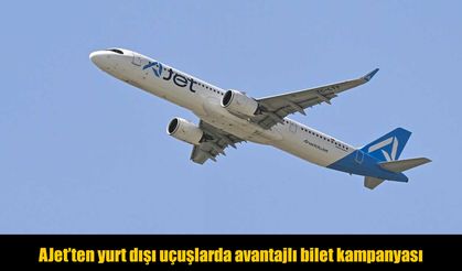 AJet'ten Yurt Dışı Uçuşlarda Büyük İndirim
