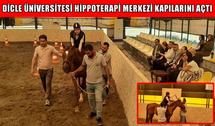 Dicle Üniversitesi’nde Türkiye’nin Veteriner Fakülteleri arasındaki ilk “Hippoterapi Merkezi” açıldı