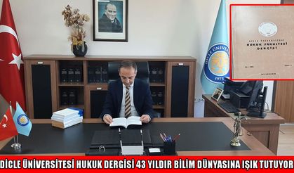 Türkiye’nin en köklü hukuk dergisi Dicle’den 43 yıllık rekor