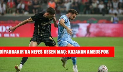 Amedspor, Trabzonspor’u 2-1 mağlup etti