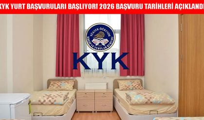 KYK yurt başvuru tarihi belli oldu! Başvurular ne zaman başlıyor?