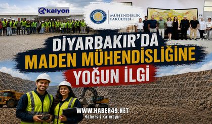Dicle Üniversitesi Maden Mühendisliği’nden öğrencilere burs ve staj desteği
