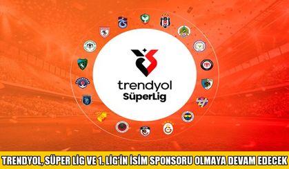 Süper Lig ve 1. Lig'de isim sponsorluğu 2 yıl daha uzatıldı