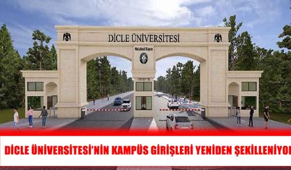 Dicle Üniversitesi Kampüs Kapıları Diyarbakır mimarisiyle yeniliyor