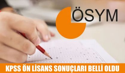 2026-KPSS ön lisans sonuçları erişime açıldı