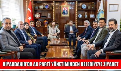 AK Parti Diyarbakır Heyetinden Büyükşehir Belediyesine ziyaret