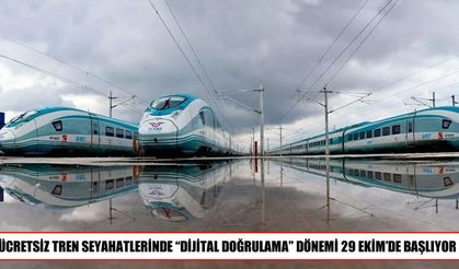 Tren yolculuklarında ücretsiz seyahat için dijital doğrulama