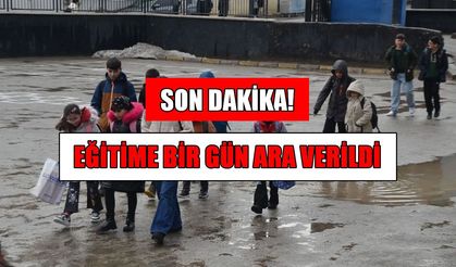 3 ilde eğitime bir gün ara verildi