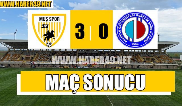 Muşspor, doğrudan play-off bileti aldı