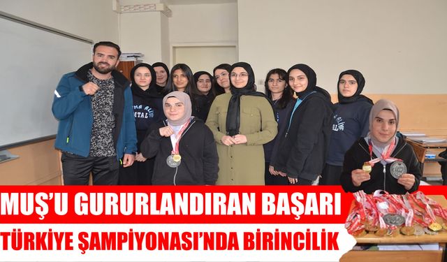 Türkiye şampiyonu Muş’tan
