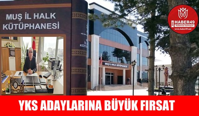 Muş İl Halk Kütüphanesi'nden ücretsiz hazırlık sınavı