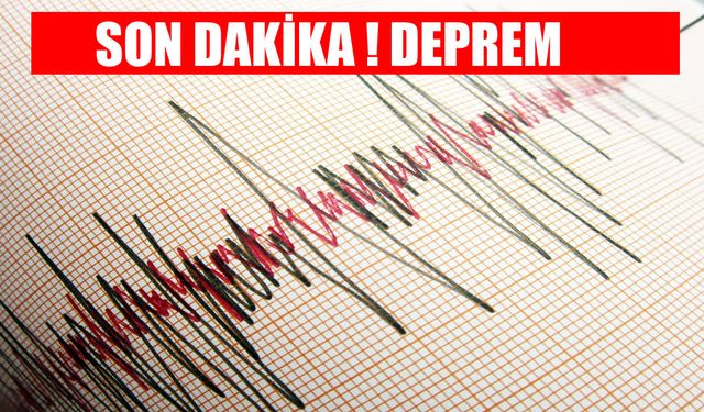 Son dakika: Elazığ’da deprem !