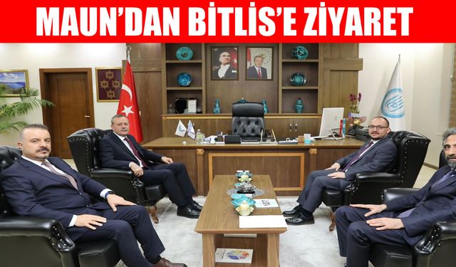 Muş Alparslan Üniversitesi’nden Bitlis Eren Üniversitesi’ne ziyaret