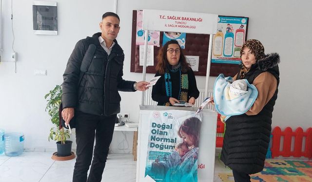 Tunceli’de normal doğuma yönelik seferberlik: Oranlar yükseldi, eğitimler artırıldı