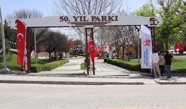 Fırat Üniversitesi'nde isim değişikliği: Kültür Park artık "50. Yıl Parkı"