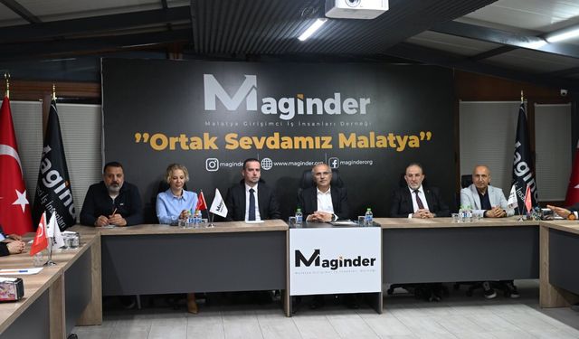 Başkan Sami Er’den MAGİNDER’e ziyaret: Malatya’nın geleceği ortak akılla şekilleniyor