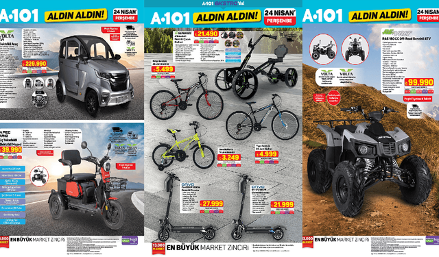 A101 24 Nisan 2025 Aktüel Ürün Kataloğu Yayımlandı: Elektrikli Araçtan Tosta Makinesine Kadar Büyük İndirimler!