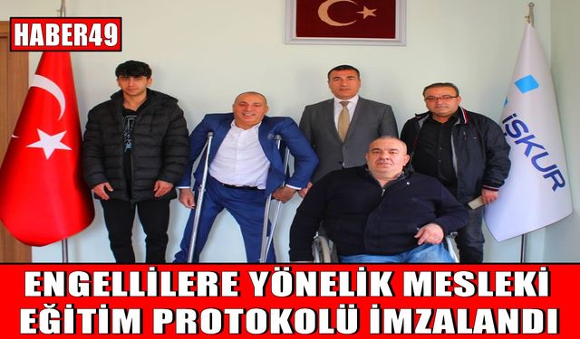 Muş’ta engelliler için istihdam atağı: 1 milyon TL’lik protokol imzalandı