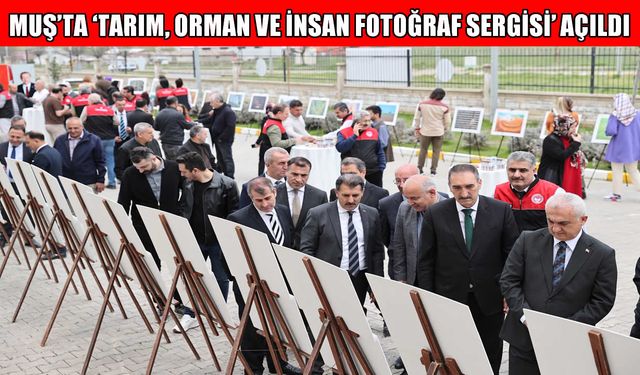 14. Uluslararası Tarım Orman ve İnsan Fotoğraf Sergisi, Muş’ta sanatseverlerle buluştu