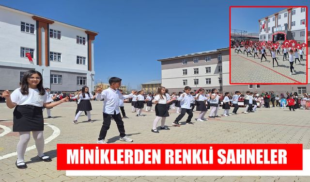 Muş 2071 Melikşah İlkokulu’nun 23 Nisan şenliği renkli görüntülere sahne oldu