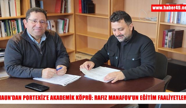 Muş’tan Portekiz’e akademik köprü