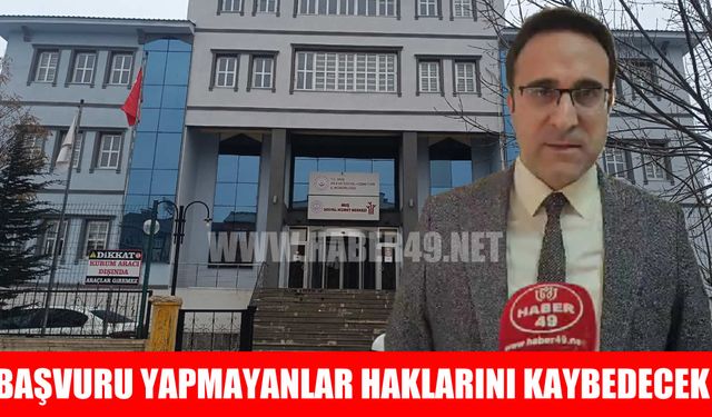 Muş’ta doğum yardımı alacaklara uyarı!