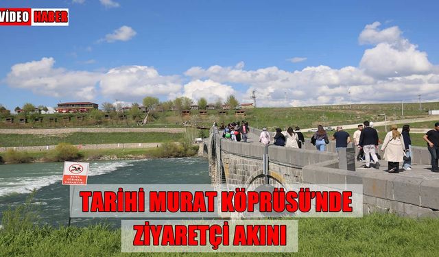 Muş Tarihi Murat Köprüsü’ne ziyaretçi akını