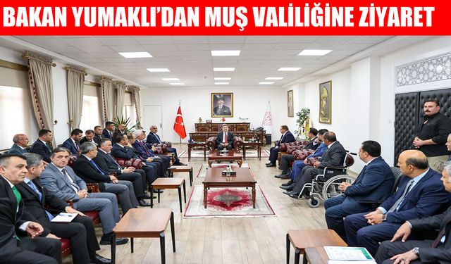 Tarım ve Orman Bakanı Yumaklı, Muş Valiliği'ni ziyaret etti
