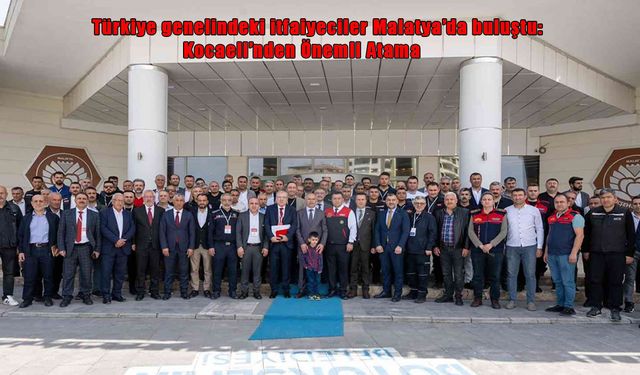 Muş Dahil 81 ilin İtfaiyecileri Malatya'da buluştu