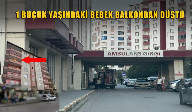 Muş’ta dördüncü kattan düşen bebek hayatını kaybetti