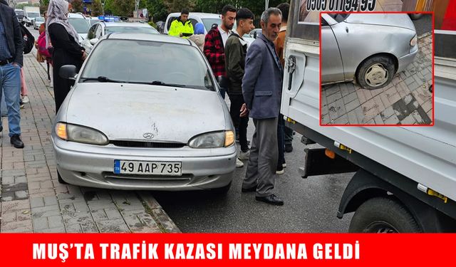 Muş’ta korkutan kaza