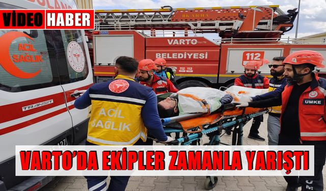 Varto'da gerçeği aratmayan yangın tatbikatı: Ekipler zamanla yarıştı