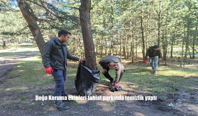 Cemal Tural Tabiat Parkı’nda Bahar Temizliği: Doğa Koruma Ekipleri İş Başında