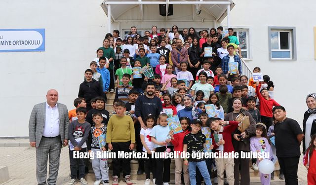 Elazığ Bilim Merkezi’nden Tunceli’nin Köy Okullarına Bilim Yolculuğu