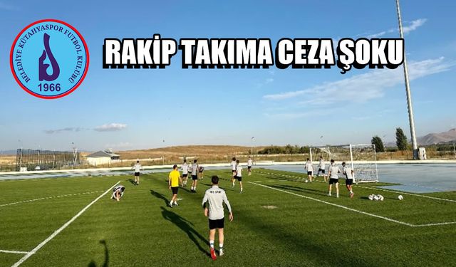 Muşspor’un rakibi Belediye Kütahyaspor’a ceza yağdı
