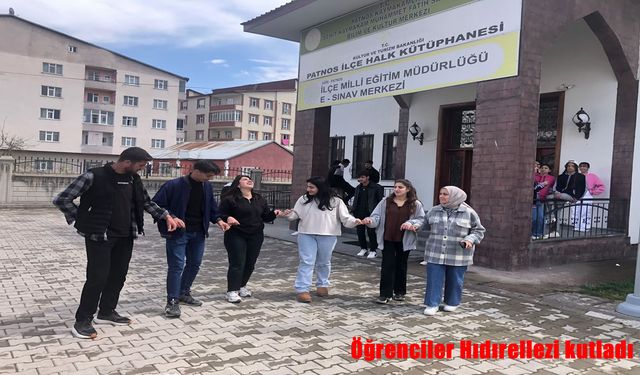 Ağrı Patnos’ta Gençlerden Hıdırellez Coşkusu: Bahar Halaylarla Karşılandı