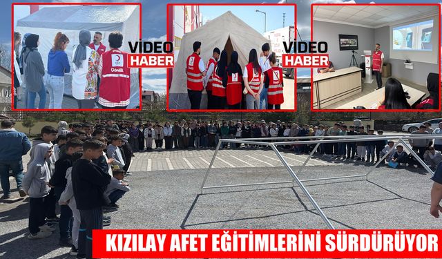 Kızılay’dan Muş’ta afet eğitimi