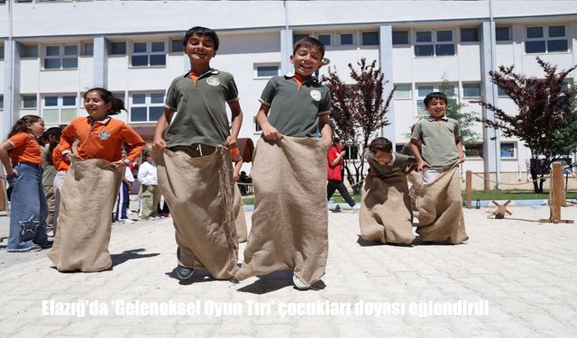 Elazığ’da Çocuklar Geleneksel Oyunlarla Buluştu: Oyun Tırı'na Yoğun İlgi