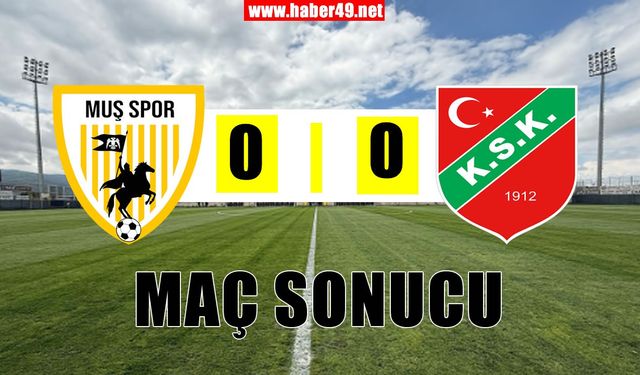 Muş’ta gol sesi çıkmadı: Muşspor finali İzmir’e bıraktı