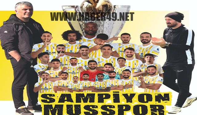 Muşspor tarih yazdı: Artık 2. Lig'de