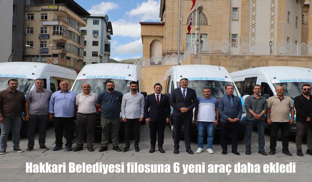 Hakkari Belediyesi Ulaşım Filosuna 6 Yeni Minibüs Ekledi: Uzak Mahallelere Kolaylık Sağlanacak