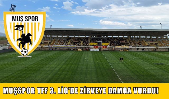 Muşspor’un sezonu altın gibi parladı: 8 futbolcu ve teknik direktör zirvede!