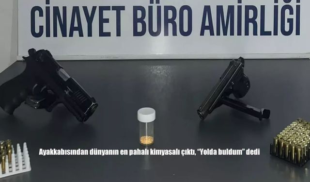 Ayakkabının İçine Gizlenmiş Servet Değeri Radyoaktif Madde Ele Geçirildi