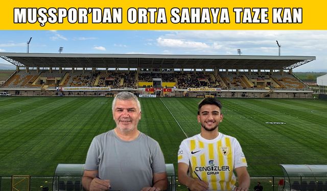 Muşspor, genç oyuncu Bilal Budak’ı kadrosuna kattı